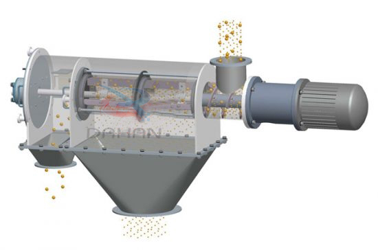 臥式氣流篩分機原理圖